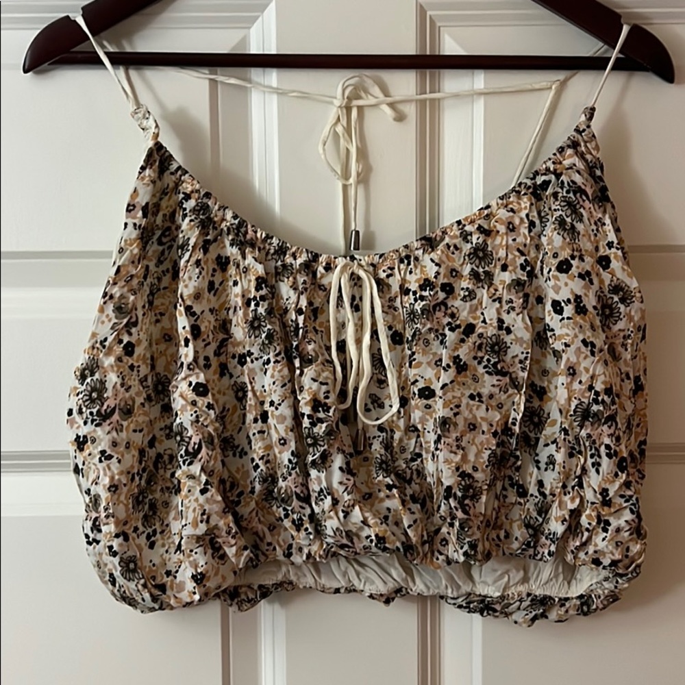 Free People Cropped Bubble Top